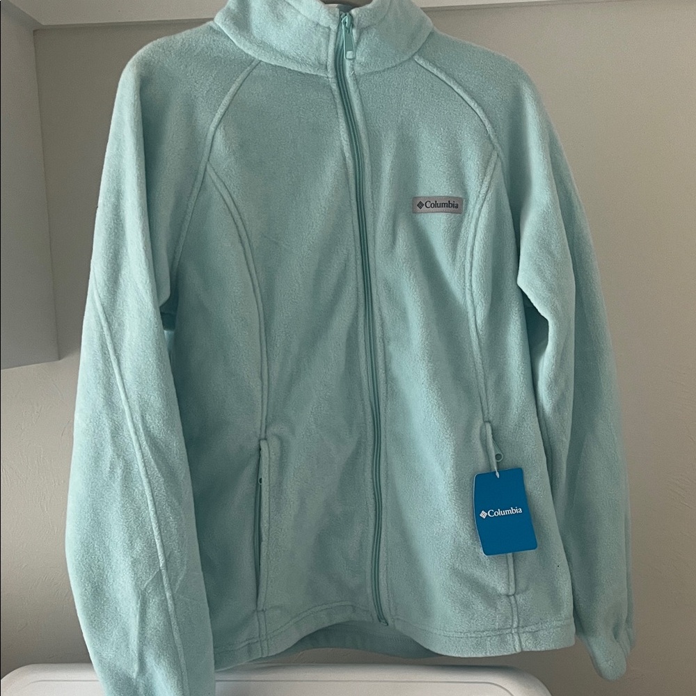 Columbia Soft Aqua Fleece Jacket